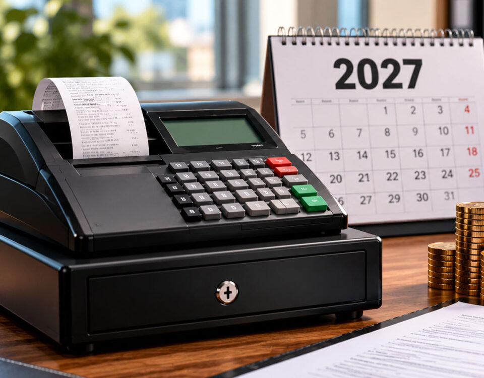 Cash register deregistration from 2027.